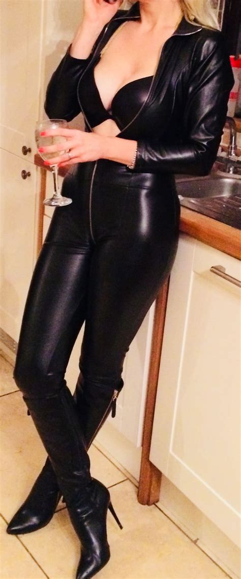 Pin On Sexy Tight Leather Ladies