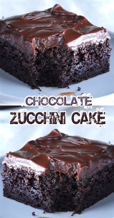 chocolate zucchini cake recipes