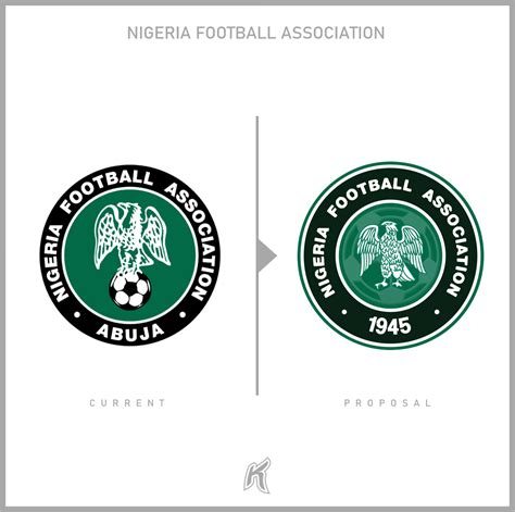 nigeria fa logo redesign