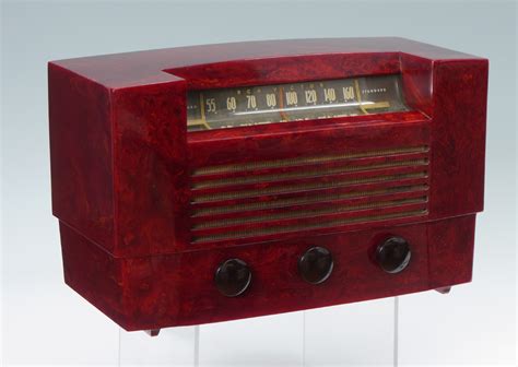 Price Guide For Rca Victor Red Marbleized Catalin Radio 66x8