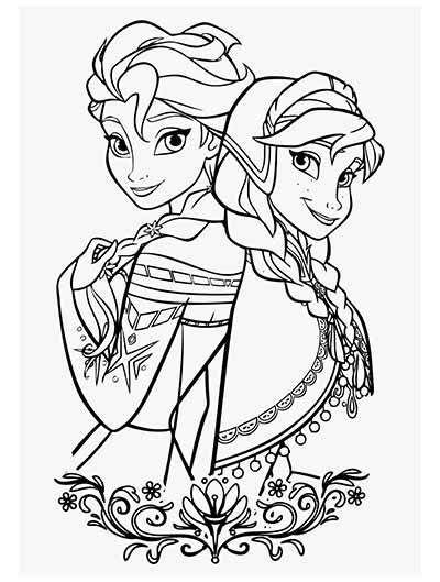 updated  frozen coloring pages frozen  coloring pages elsa