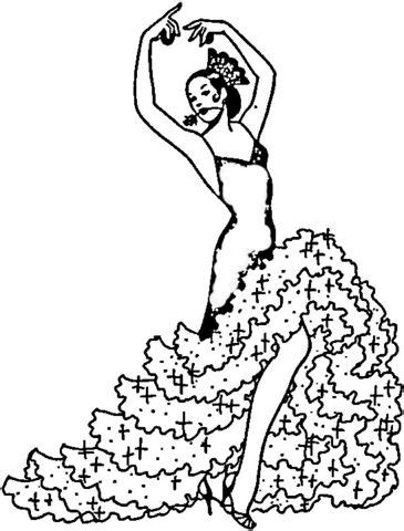 flamenco girl coloring page dance coloring pages flag coloring pages