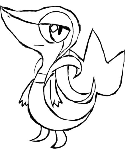 snivy coloring pages pin pokemon snivy colouring pages pinterest
