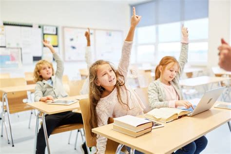 hard working students  part  lessons stock photo image