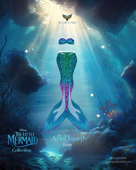 Ariel 2023 Mermaid Tail Seadivatails