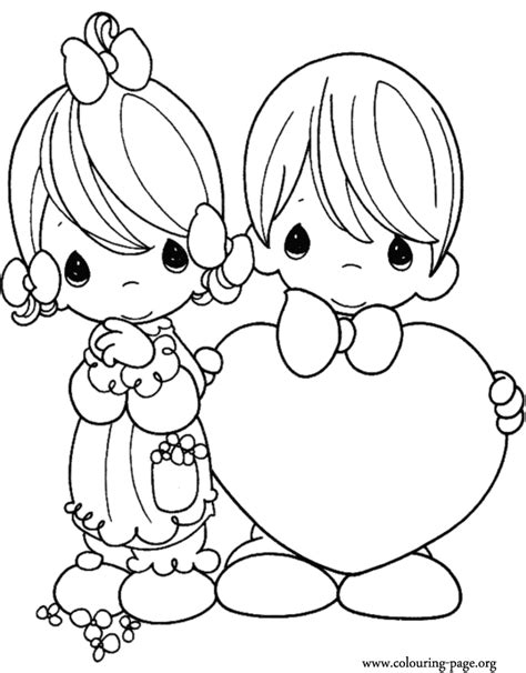 precious moments valentines day coloring page coloring pages