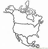 America North Coloring Continent Map Drawing Pages Continents Sketch Clipart Outline Printable Blank Canada South Color School Colouring Sheet Thecolor sketch template