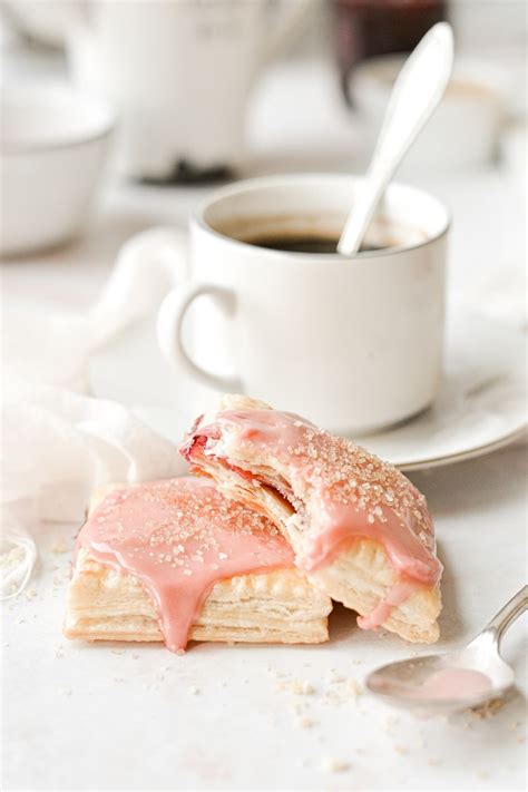 flakiest homemade pop tarts  cherry filling curly girl kitchen