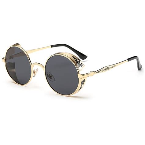 Buy Round Metal Sunglasses Steampunk Men Women Fashion