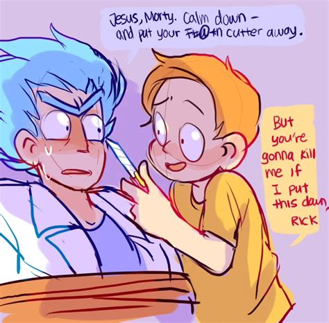 Ttoba S Art Blog — 1st Pic What If Evil Morty Is Just A Nervous And