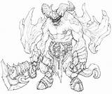 Monster Sketch Drawing Line Darksiders Concept Character Sketches Ii Characters Artwork Ds2 Games Game Creature Creativeuncut Getdrawings Tattoo Choose Board sketch template