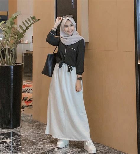 baju atasan remaja wanita kekinian hijab