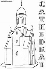 Cathedral Coloring Pages Christian Designlooter 1000px 31kb sketch template