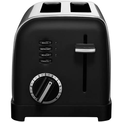 cuisinart cptmb  slice wide slot toaster matte black walmartcom