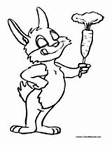 Hare Coloring Pages Rabbit Colormegood Animals sketch template
