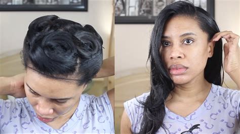 how to pin curls on long hair youtube