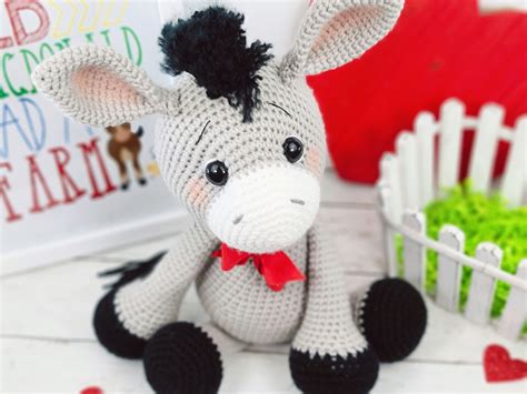 donkey crochet pattern crochet donkey donkey pattern etsy