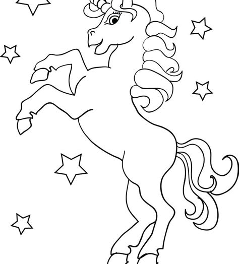 printable unicorn coloring pages  getcoloringscom