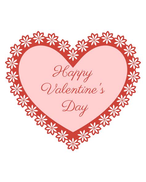 happy valentines day printable images