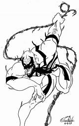 Venom Anti Coloring Pages Template Deviantart sketch template