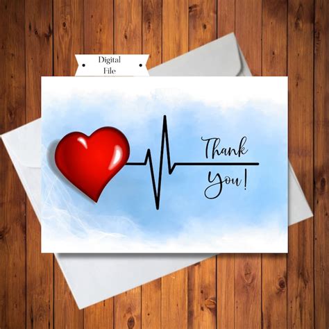 Thank You Card To Medical Team Nurse S Week Card Thank Etsy