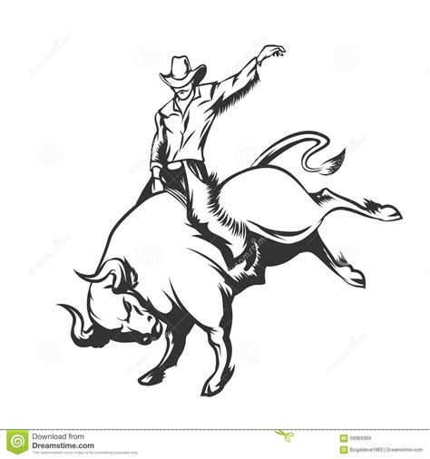 rodeo stock vector image 59969369