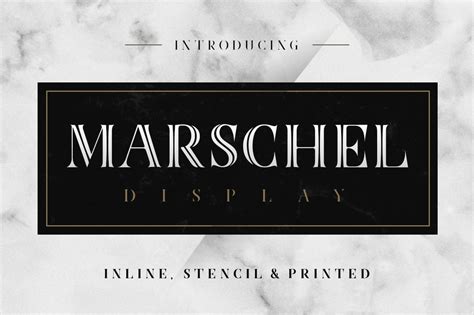marschel display display fonts creative market