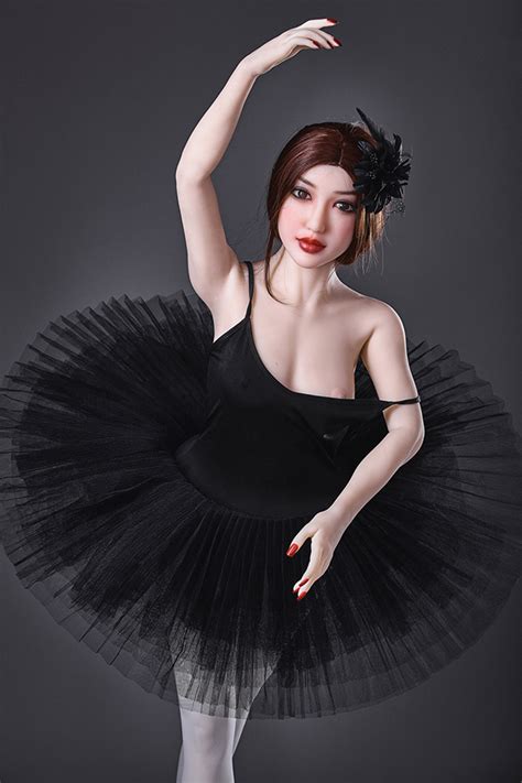 beautiful black swan flexible 150cm tpe sex doll mika