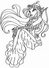 Winx Coloring Pages Club Mermaid Printable Print Colouring Pixies Bestcoloringpagesforkids Kids Library Flying Clipart Books Fairy Comments sketch template