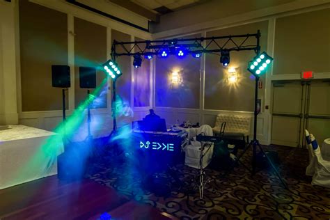 event lighting  weddings engagements include dj lights uplights monograms