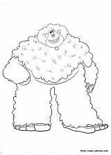 Smallfoot Yeti Compagnie Gwangi Coloriez Coloriages sketch template