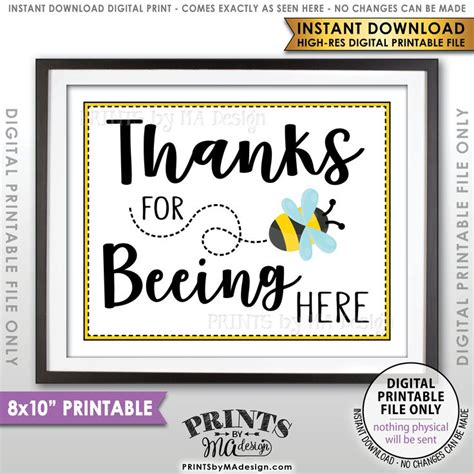 printable sign   words       bee