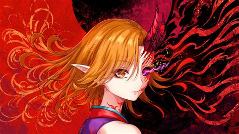 anime girl devil   wallpaper pc desktop