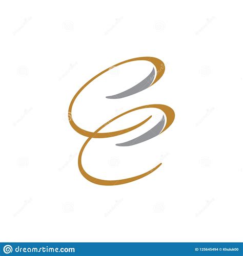 abstract letter cc logo vector stock vector illustration  logo icon