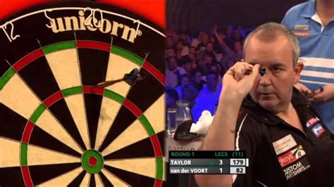 pdc european darts championship    taylor  vd voort youtube
