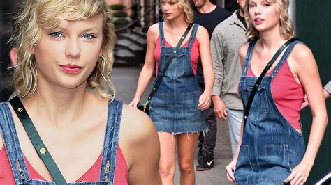 Bare Faced Taylor Swift Opts For Country Throwback Style During Casual