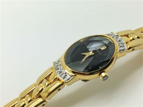 Lassale By Seiko Ladies Czk142 Running 22kt Gold Plated Quartz Watch