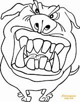 Coloring Funny Pages Dog Print Animal Printable Kids Scary Color Cool Hilarious Silly Really Trolls Angry Face Stupid Animals Adults sketch template