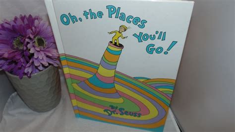 vintage dr seuss oh the places you ll go book hardcover etsy seuss