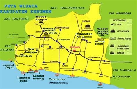gambar peta kabupaten kebumen jateng gambar peta indonesia dunia