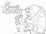 Beast Coloring Printable Pages Beauty Getcolorings sketch template