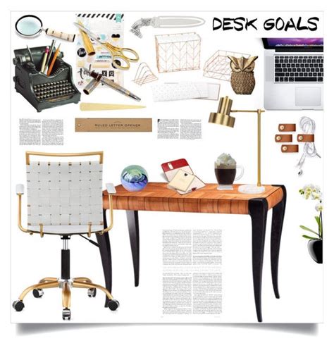 desk goals  ildiko olsa   polyvore featuring interior