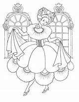 Coloring Princess Ball Colorkid sketch template