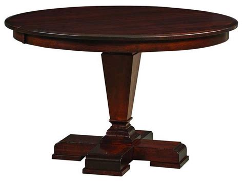 fulton single pedestal dining table custom fulton pedestal table