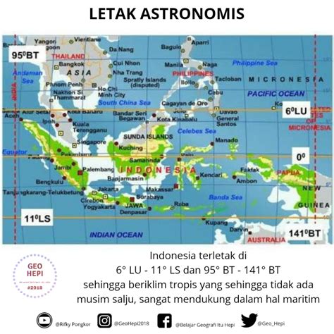 letak luas  batas wilayah indonesia geohepi riset
