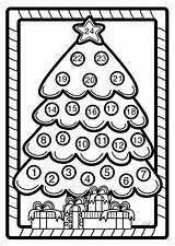 Advent Calendar Coloring Pages Christmas Kids Printable Calendars Activities Printables Calender Crafts Worksheets Book Religious Preschool Choose Board Classroom sketch template
