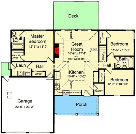 plan st full walkout offers possibilities house plans  level homes  house plans