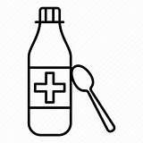 Syrup Cough Iconfinder sketch template