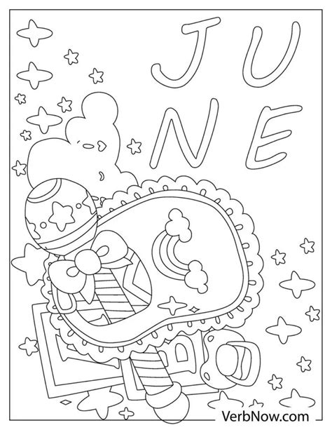 june coloring page  printable coloring pages  june coloring