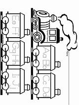 Train Coloring Pages Printable Kids Preschool Template Alphabet Activities Crafts Worksheets Worksheet Clipart Preschoolers Number Trains Numbers Transportation Print Printables sketch template